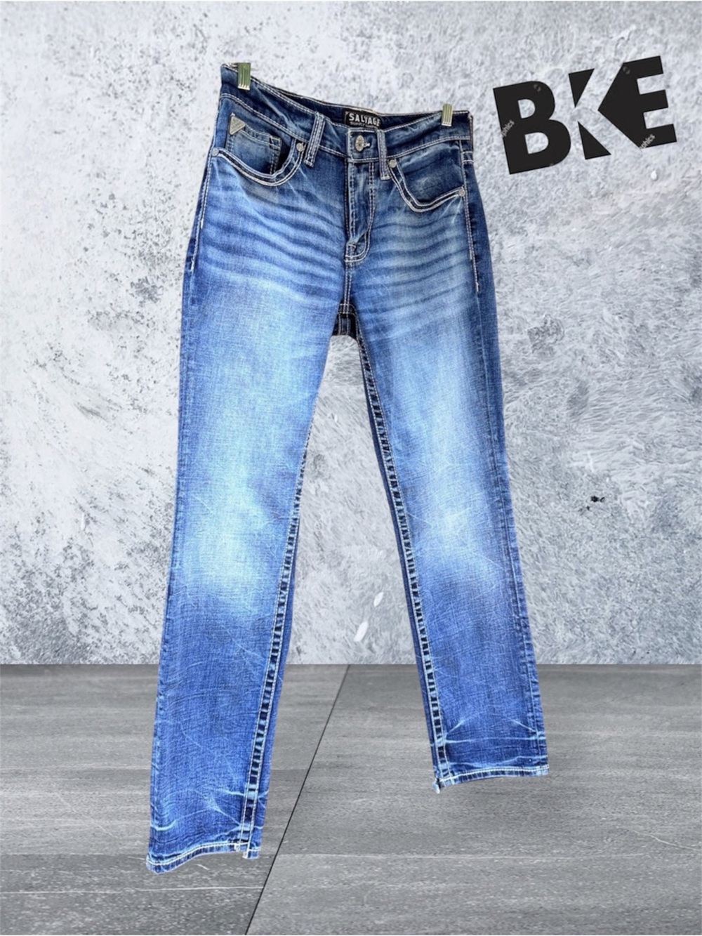 Salvage Supply Company Havoc Straight Slim Men’s Denim Jeans Size 32x32